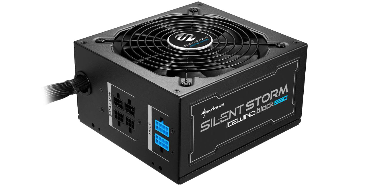 Sharkoon SilentStorm Icewind Black 550W 4044951019953