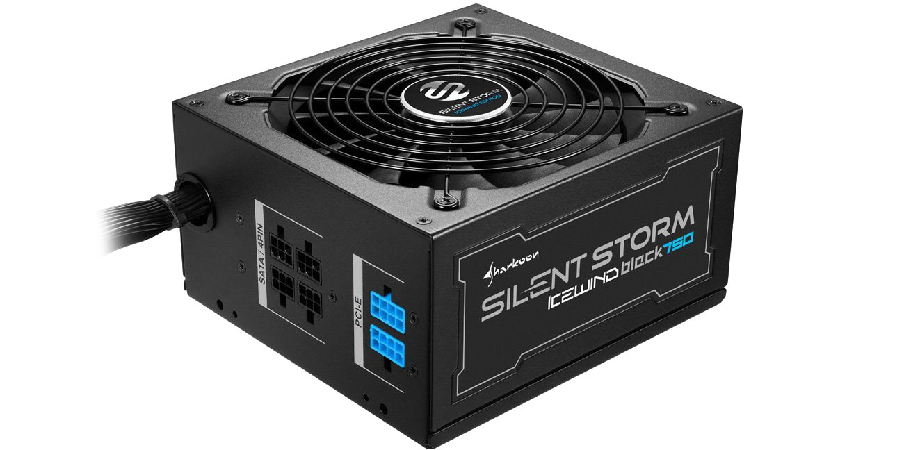Sharkoon SilentStorm Icewind Black 750W 4044951019977