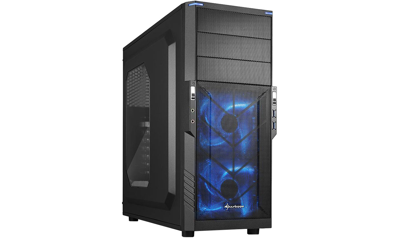 Obudowa do komputera Sharkoon T3-W Blue 4044951017560
