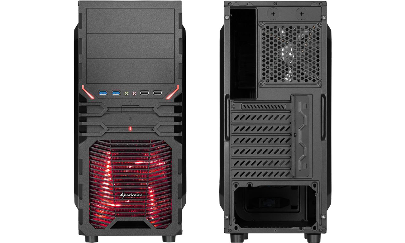 Sharkoon VG4-W Red Chłodzenie