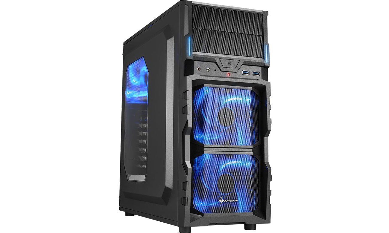 Obudowa do komputera Sharkoon VG5-W Blue 4044951017515