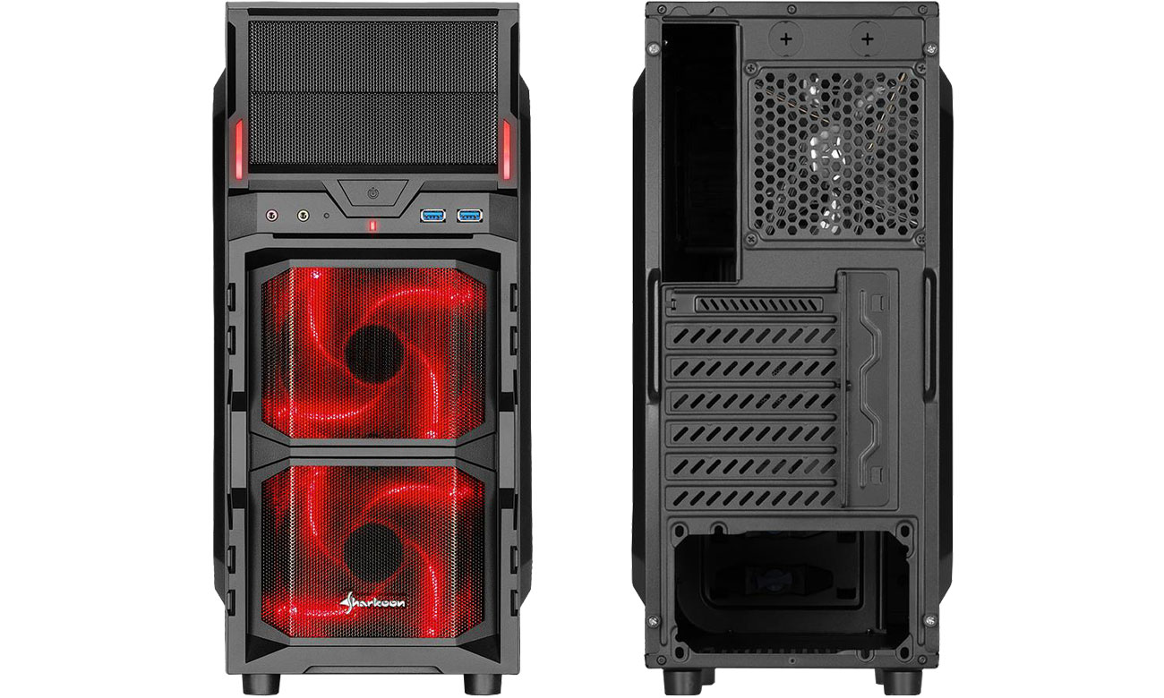 Sharkoon VG5-W Red Chłodzenie