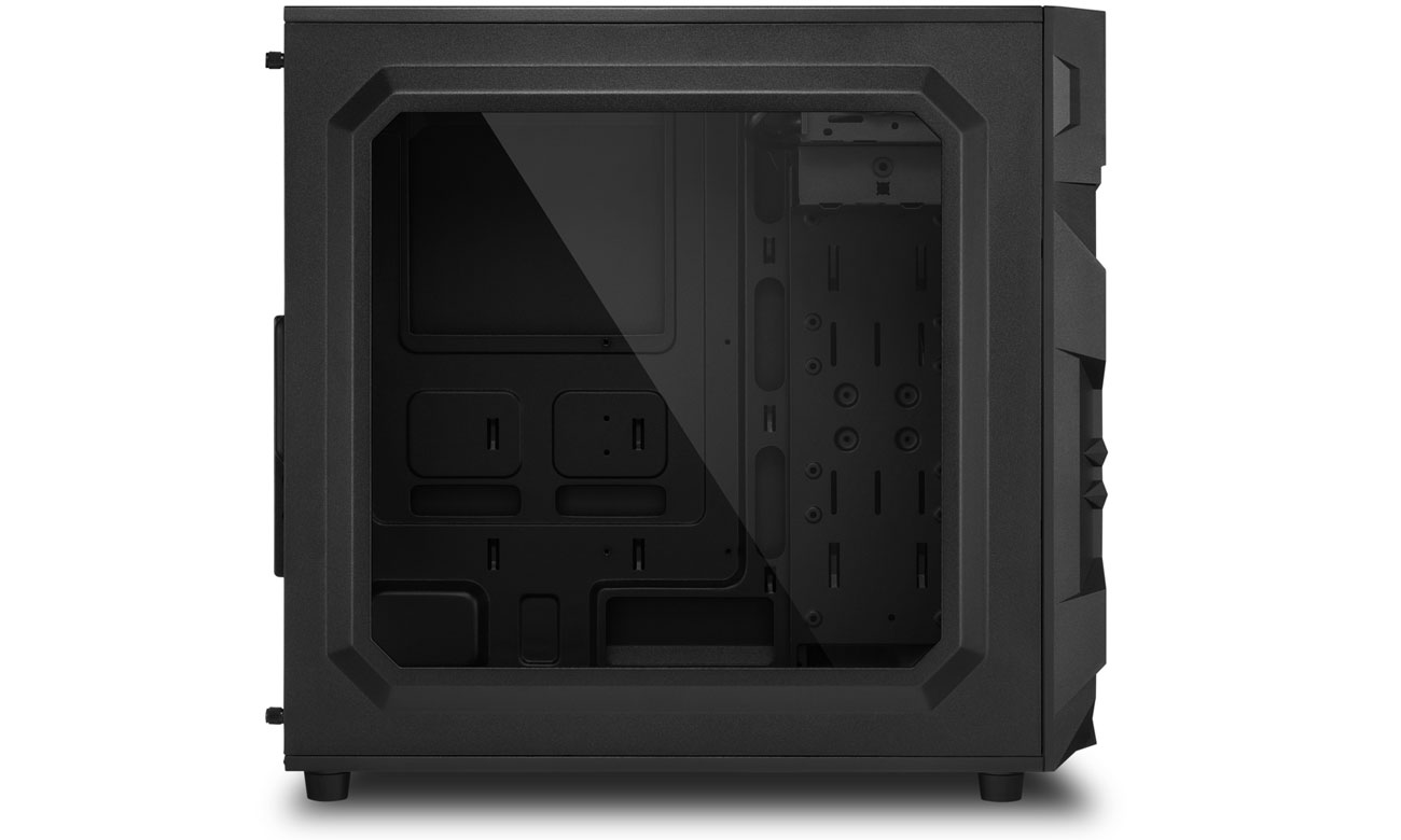 Panel z dużym, akrylowym oknem