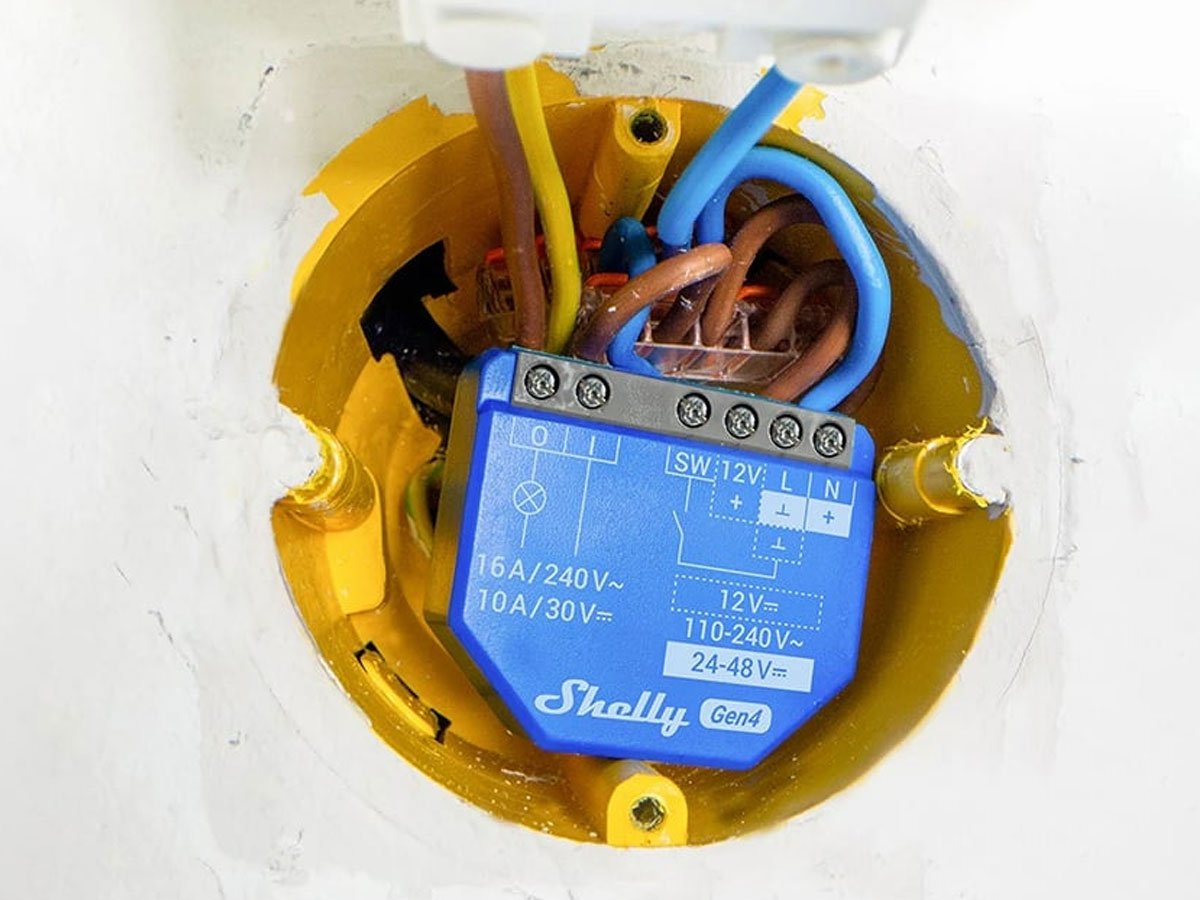 Shelly Sterownik 1 Gen4 Zigbee/Matter w puszce