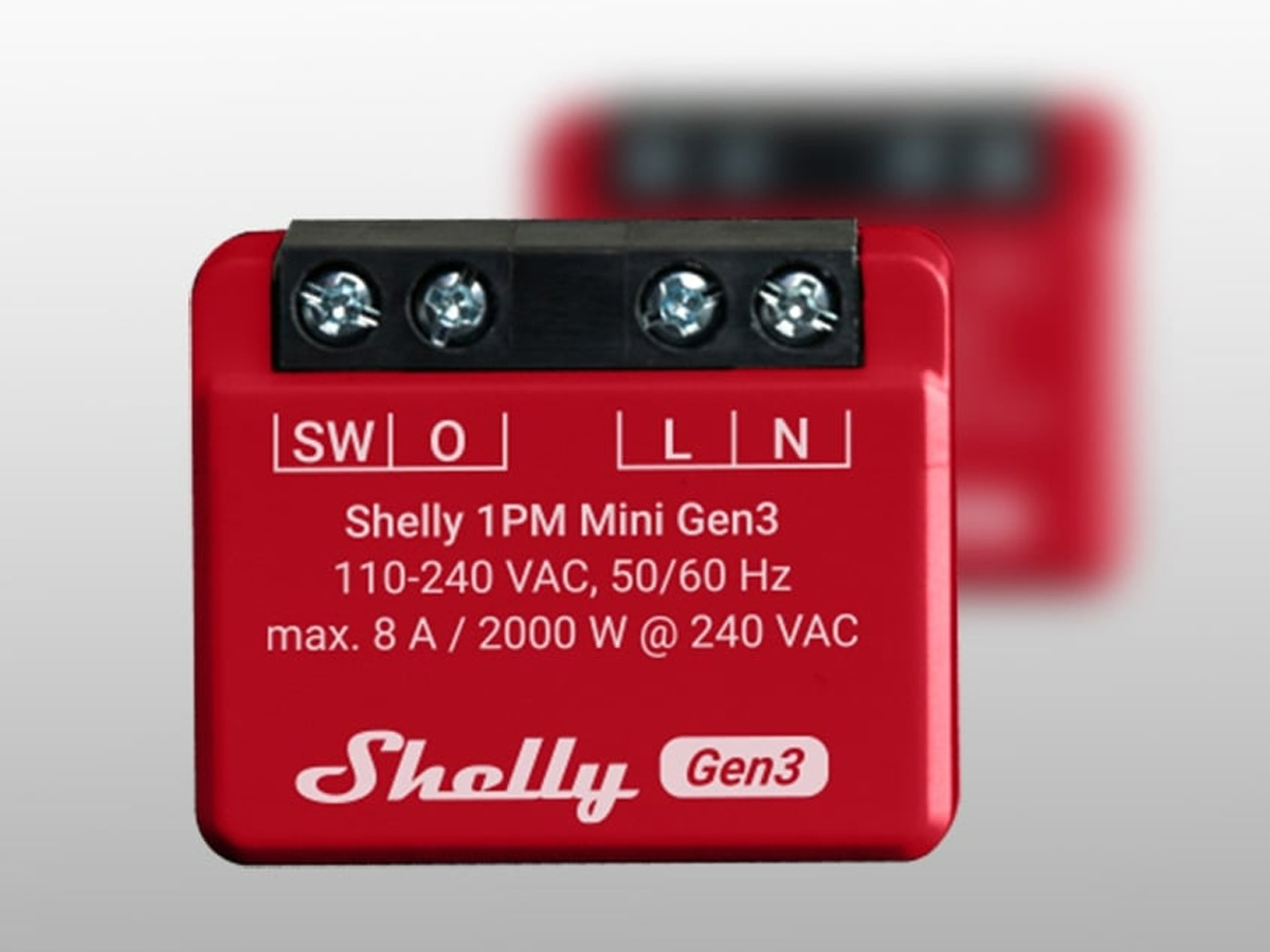 Shelly Zestaw 2 Sterowników 1PM Mini Gen3 parametry