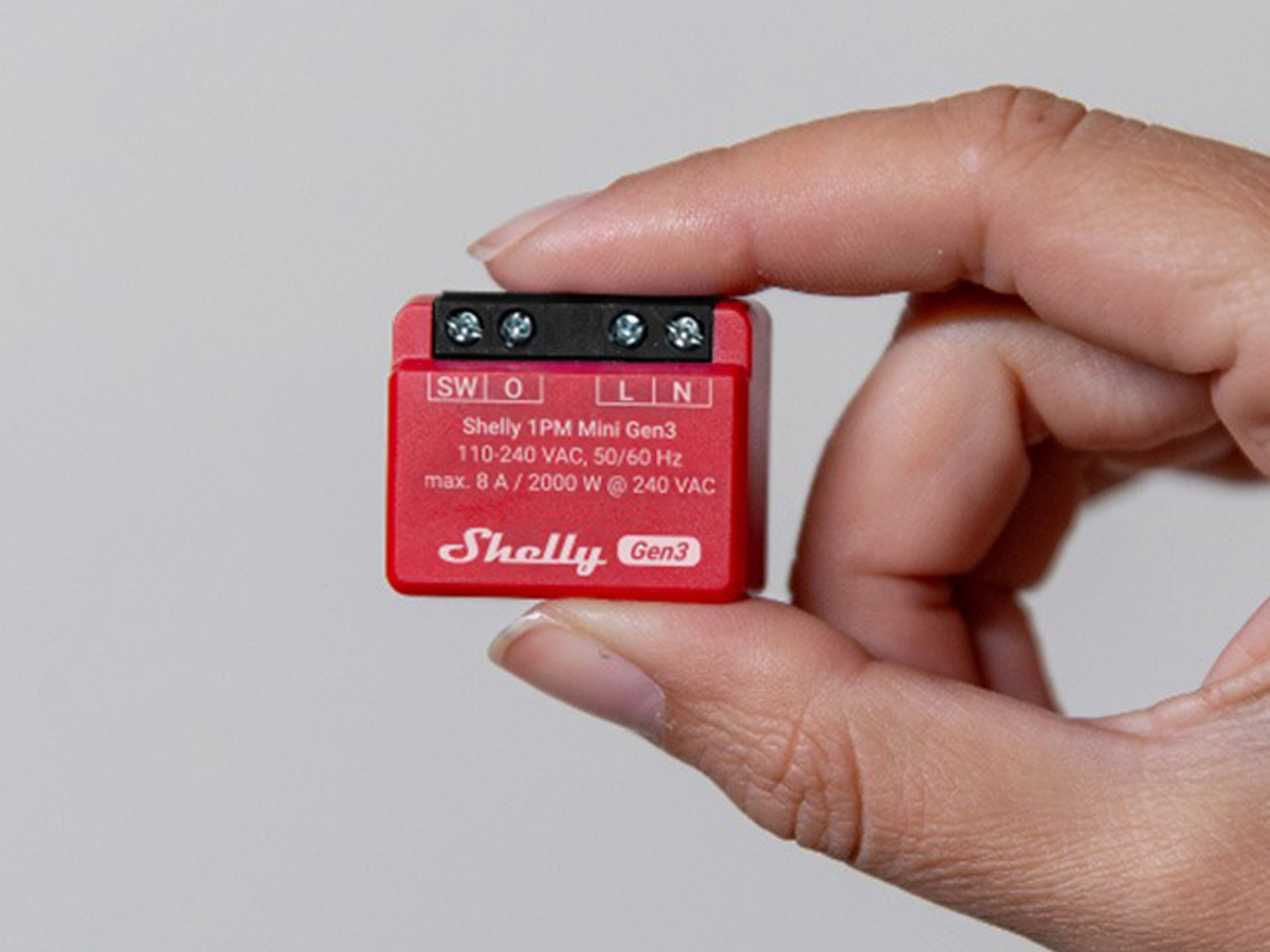 Sterownik Shelly 1PM Mini Gen3 - Grafika lifestyle