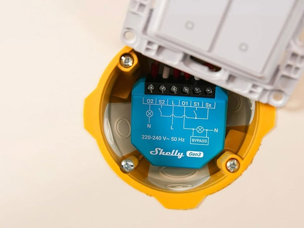Shelly 2-kan. sterownik oświetlenia 2L Gen3 WiFi