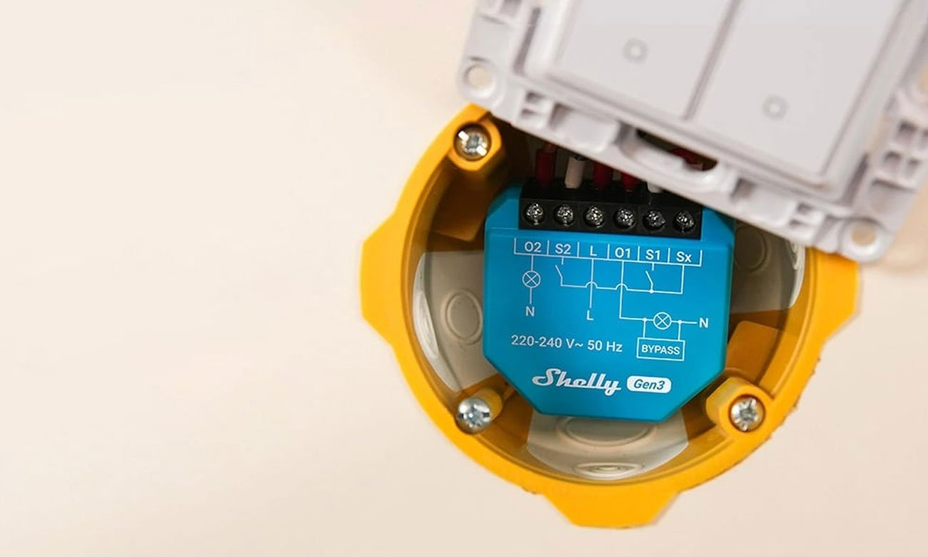 Shelly 2-kan. sterownik oświetlenia 2L Gen3 WiFi