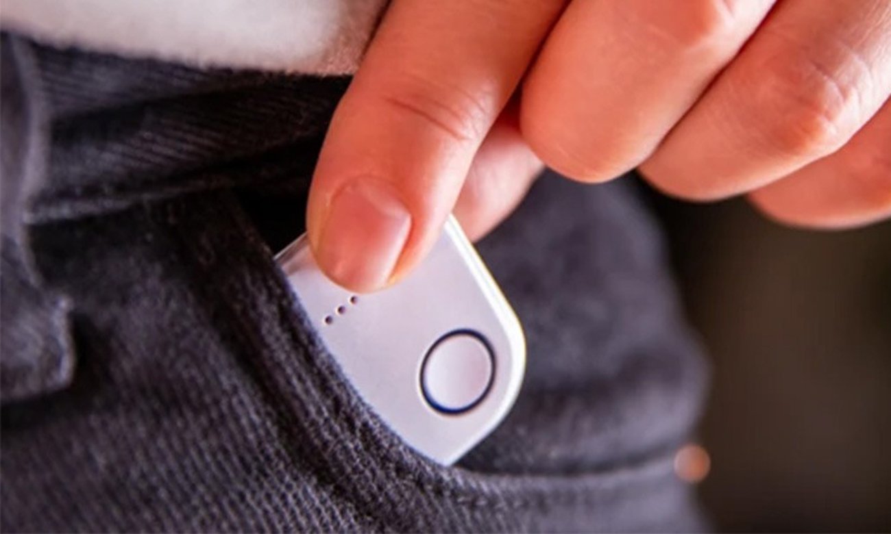 Przycisk aktywacji akcji i scen Shelly BLU Button 1 Bluetooth Biały - Grafika lifestyle