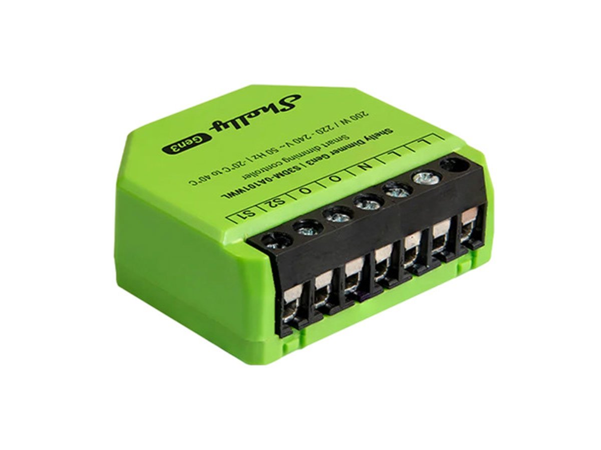 Shelly Ściemniacz światła WiFi Dimmer Gen3 wygląd