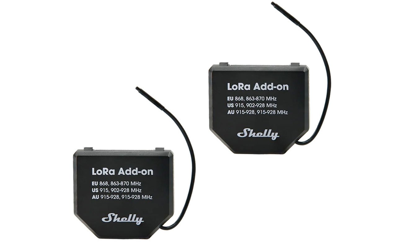Shelly Zestaw 2 Przekaźników EU868 dla gen.3/4 LoRa