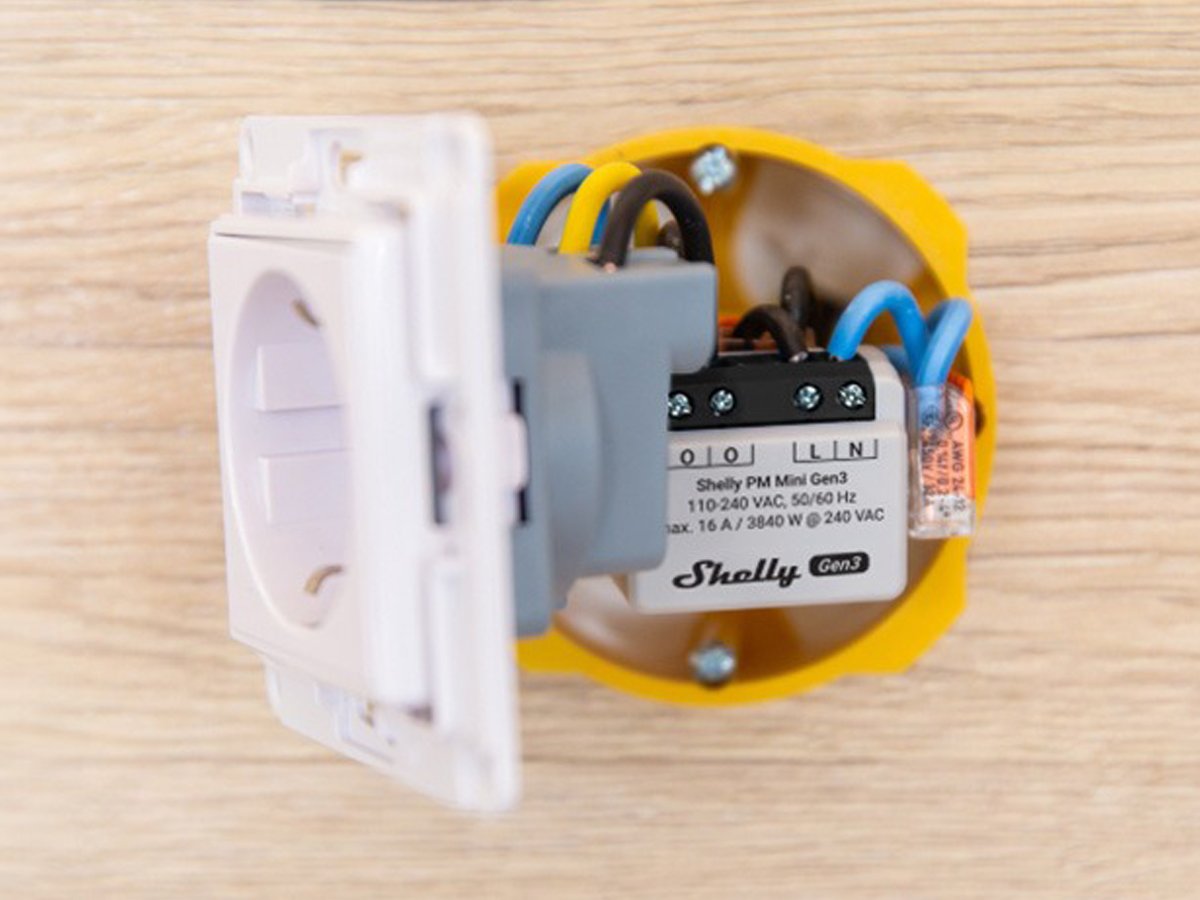 Sterownik Shelly 1 Mini Gen3 - Grafika lifestyle