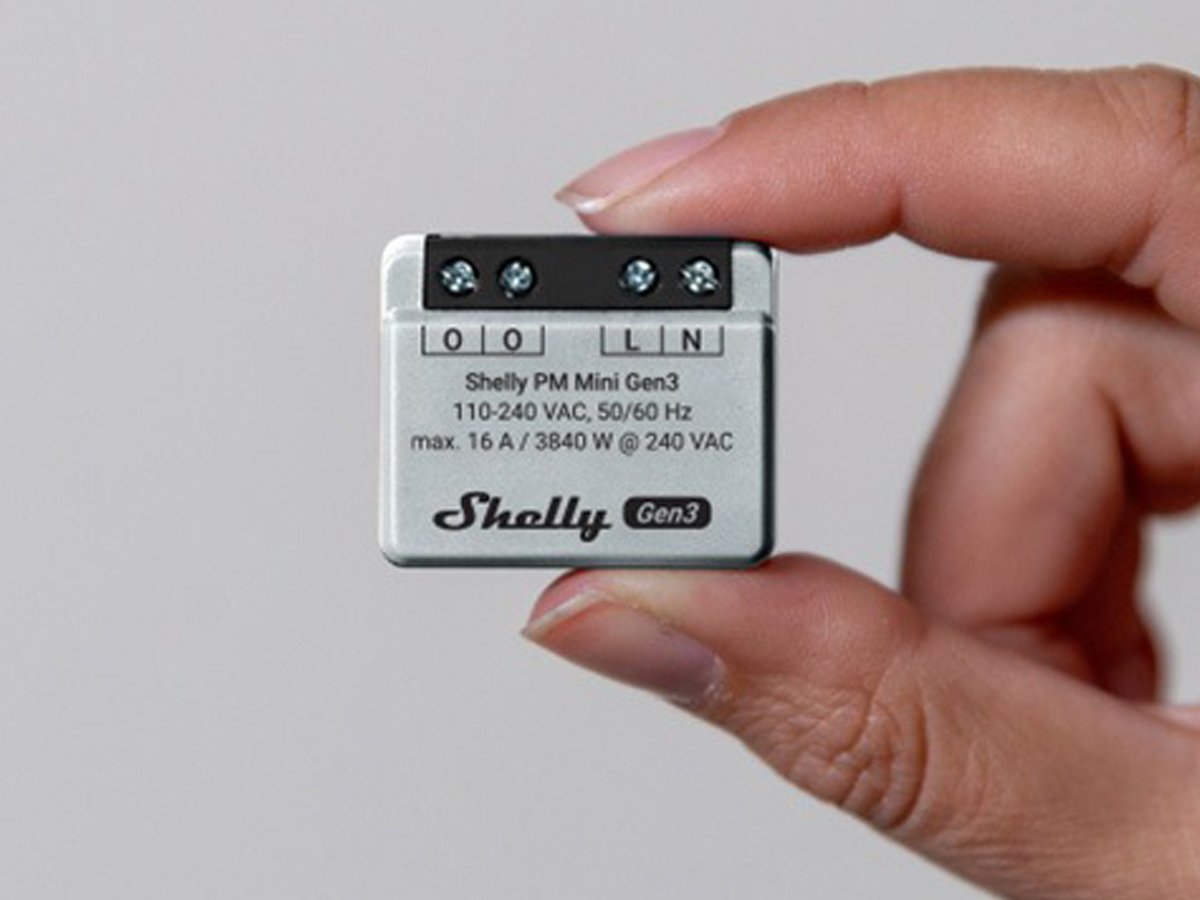 Sterownik Shelly 1 Mini Gen3 - Grafika lifestyle
