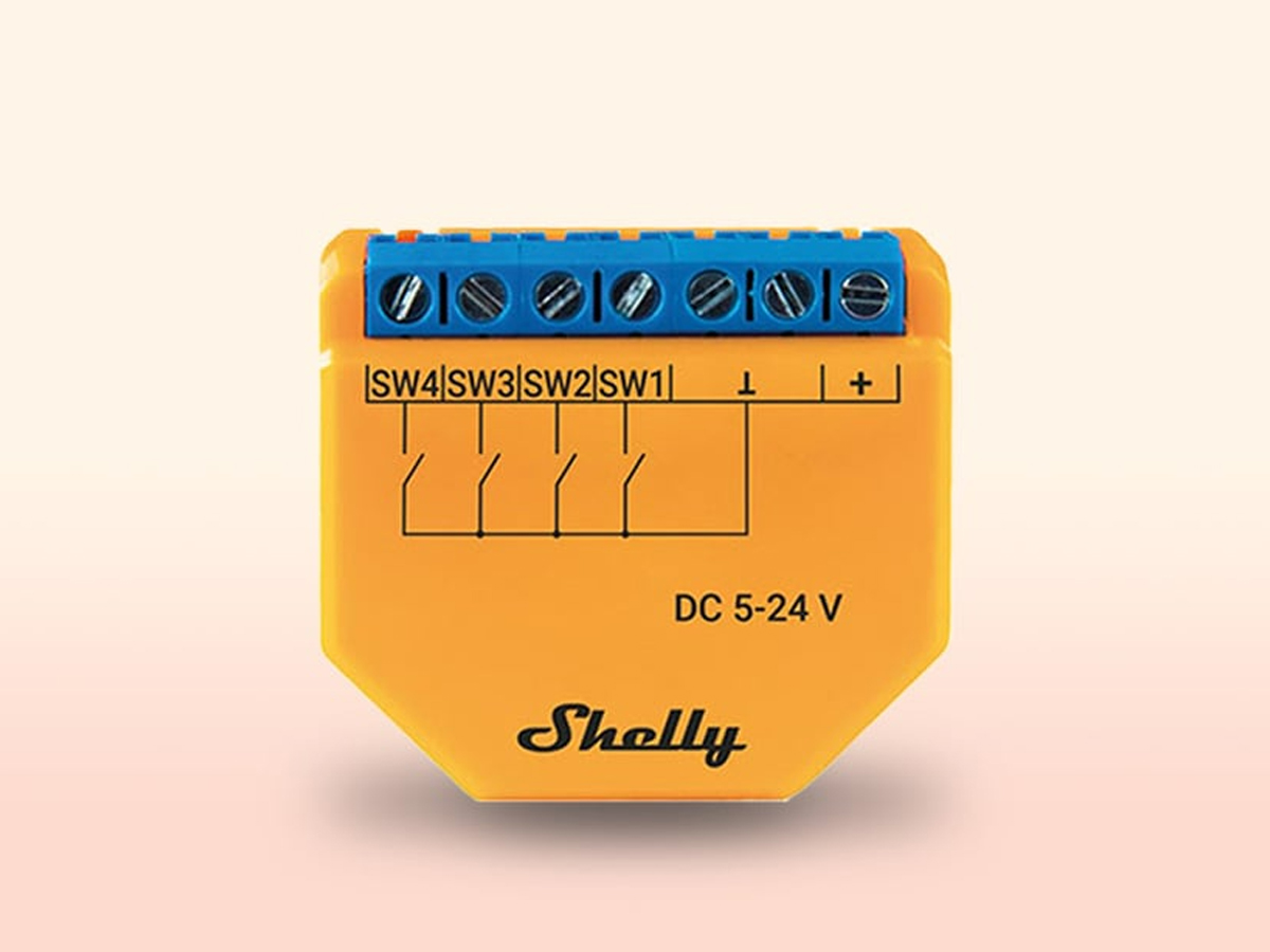 Shelly PLUS i4 DC kanały
