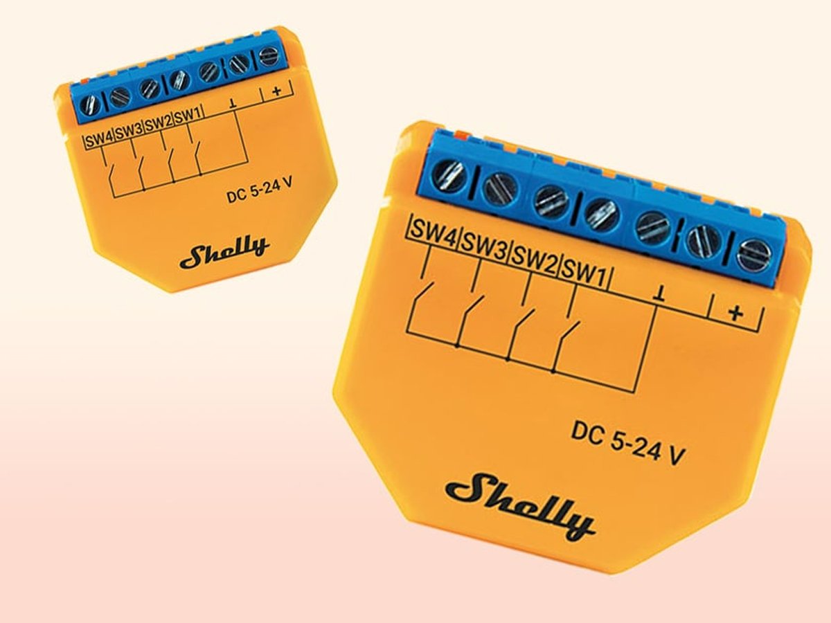 Shelly PLUS i4 DC wygląd