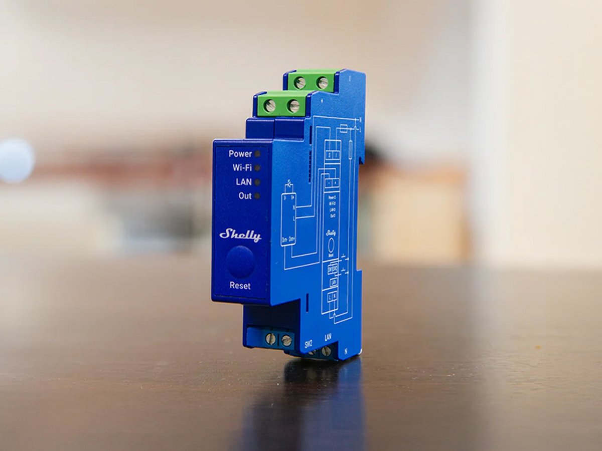 Sterownik Oświetlenia Shelly Pro Dimmer 0/1-10V PM konstukcja