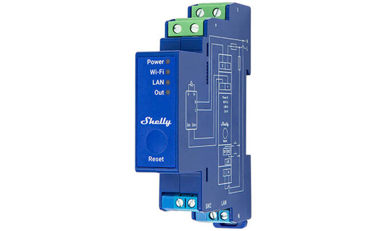 Sterownik Oświetlenia Shelly Pro Dimmer 0/1-10V PM