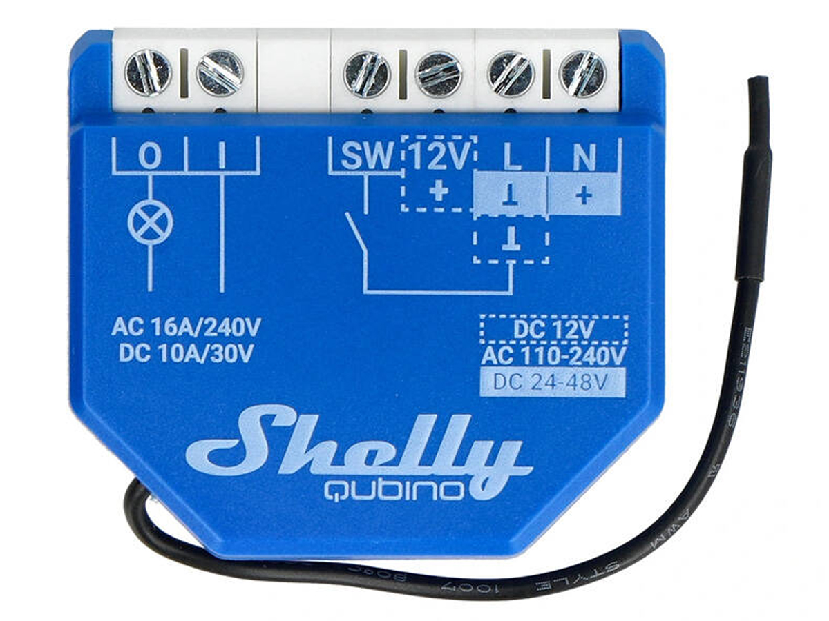 Sterownik Shelly Qubino Wave 1 - Widok od przodu