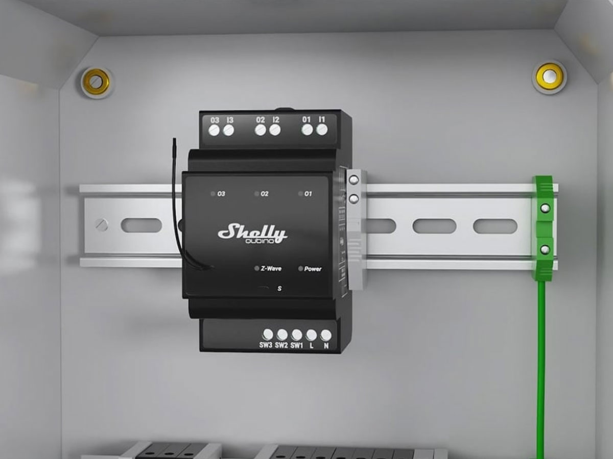 Shelly 3-kan. przekaźnik Qubino Wave Pro 3 Z-Wave