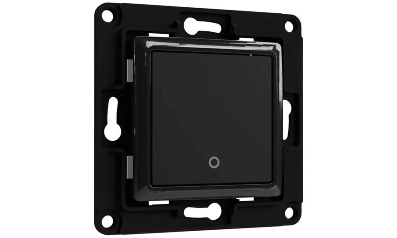 Włącznik ścienny Shelly Wall Switch 1 przycisk Czarny - Grafika