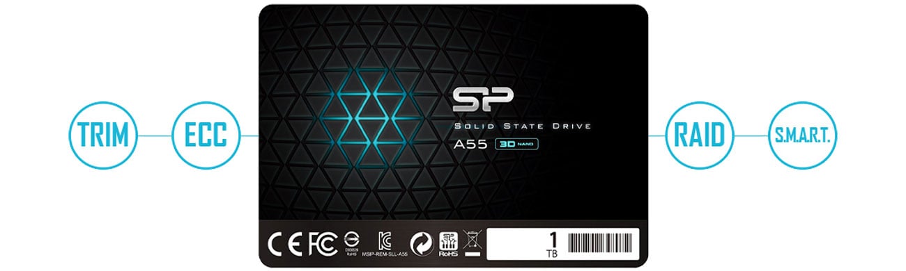 Silicon Power A55 SP001TBSS3A55S25 Technologie
