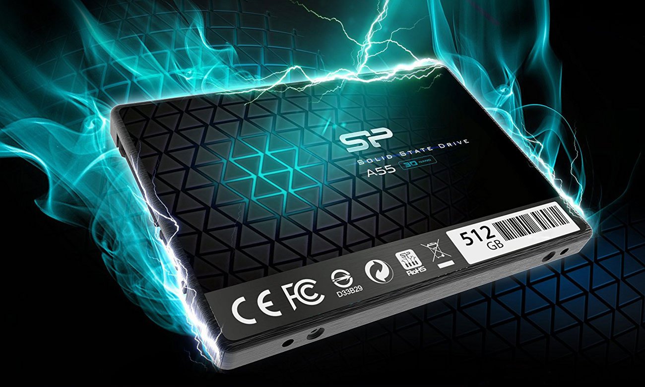 Dysk SSD Silicon Power 512GB 2,5'' SATA SSD A55