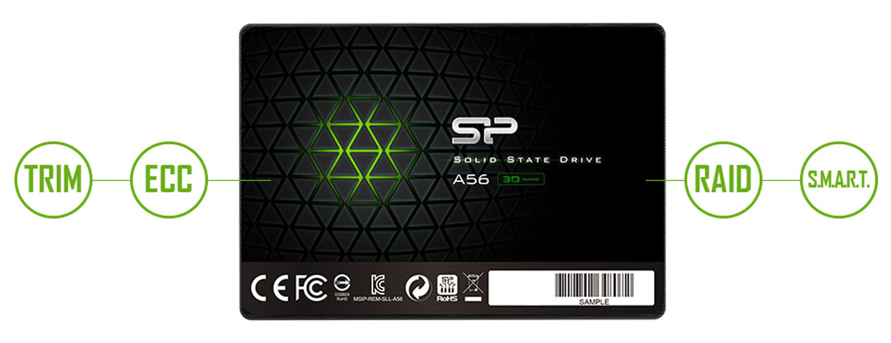 Silicon Power SSD Ace A56 Szereg mechanizmów bezpieczeństwa danych