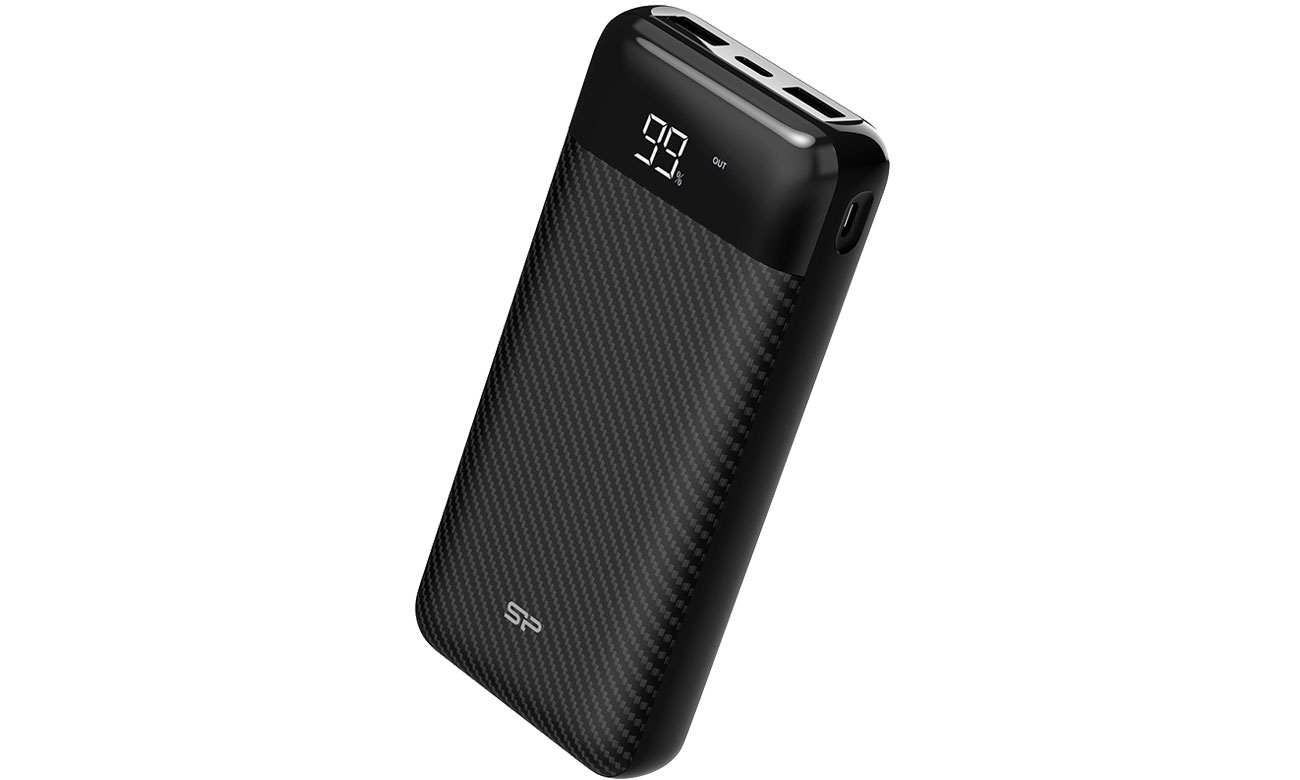 Powerbank Silicon Power GP28 10000mAh, czarny SP10KMAPBKGP280K
