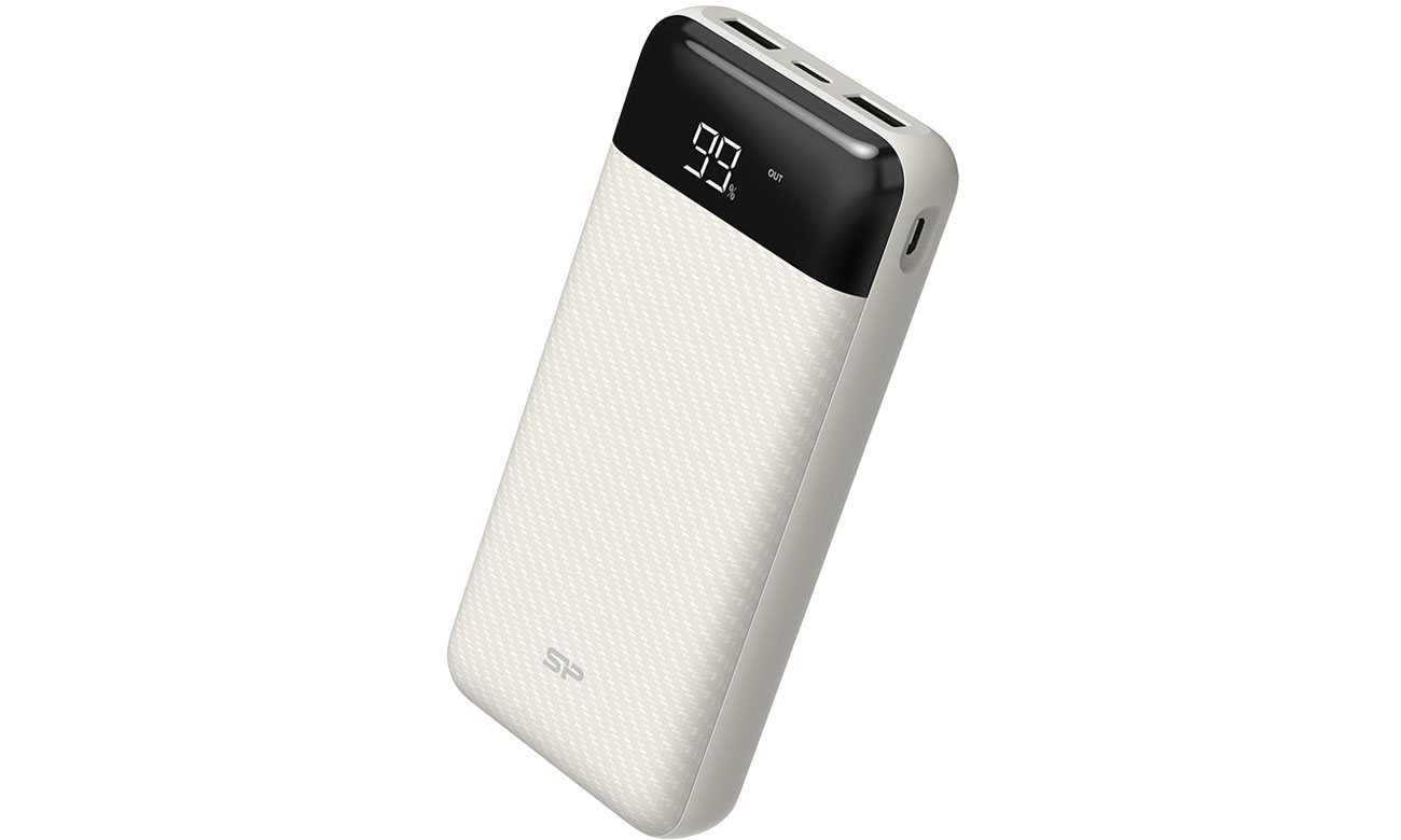 Powerbank Silicon Power GP28 10000mAh, bialy SP10KMAPBKGP280W
