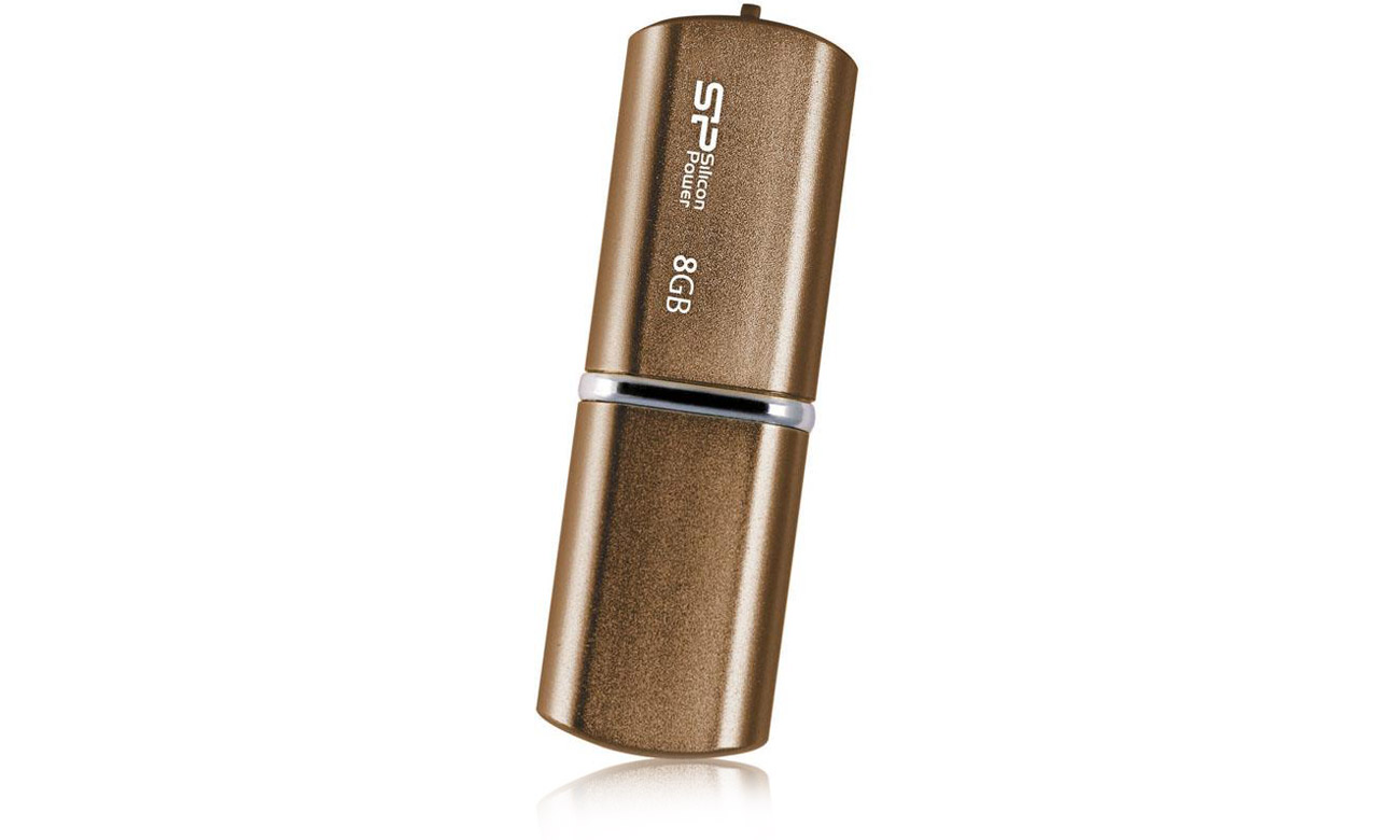 Pendrive Silicon Power LuxMini 720 8GB Brązowy