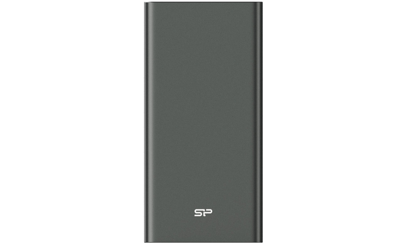 Powerbank Silicon Power QP60 10000mAh, tytanowy SP10KMAPBKQP600T