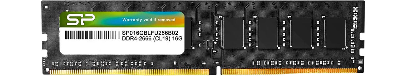 Pamięć RAM DDR4 Silicon Power 16GB (1x16GB) 2666MHz CL19 SP016GBLFU266B02