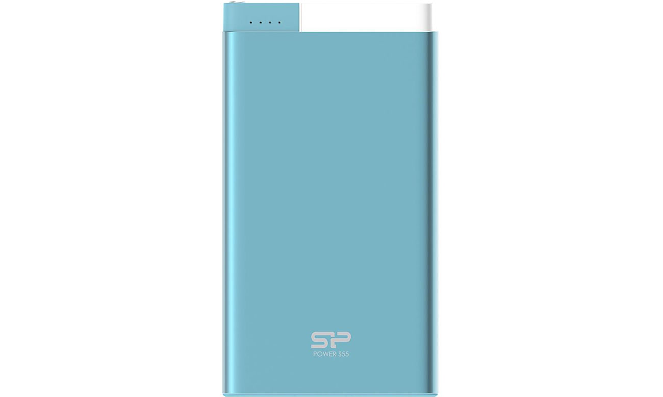 Silicon Power Power Bank 5000 mAh, 2.1A, USB (niebieski) SP5K0MAPBKS55P0B