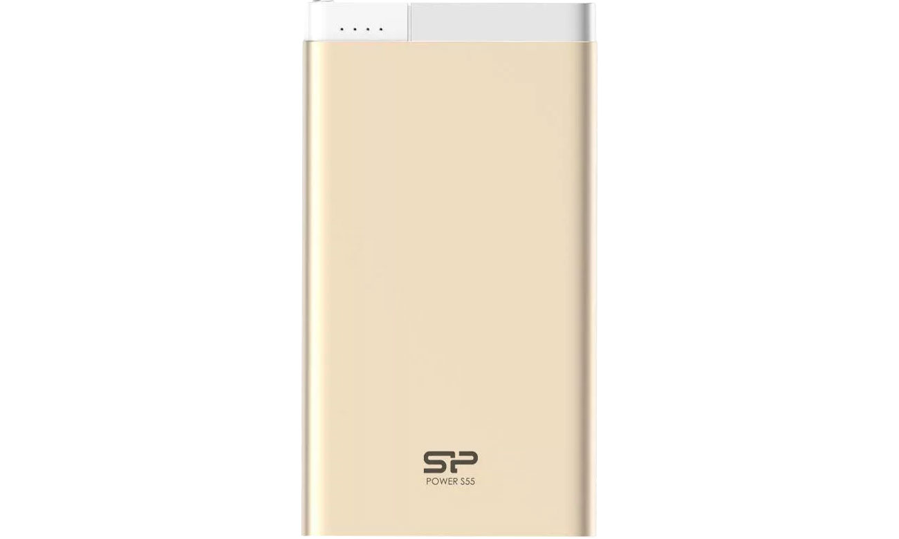 Power Bank Silicon Power S55 5000mAh USB złoty SP5K0MAPBKS55P0C