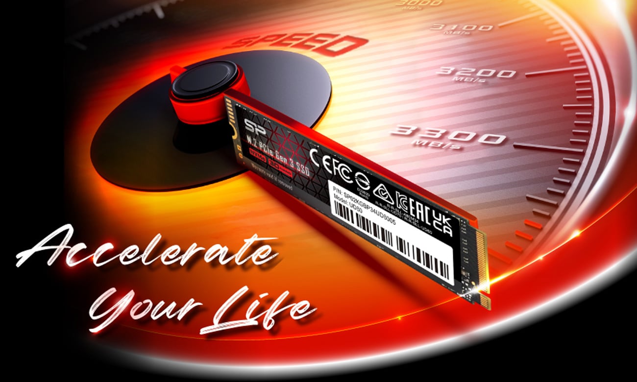 Dysk SSD M.2 Silicon Power UD80 - Wysokie prędkości transferu danych