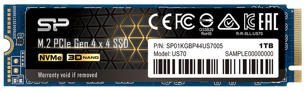 Dysk SSD M.2 NVMe Silicon Power US70 1TB