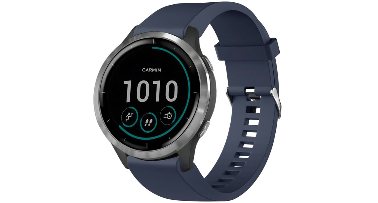 Pasek FIXED Silicone Strap do Garmin Fenix QuickFit blue (20mm)