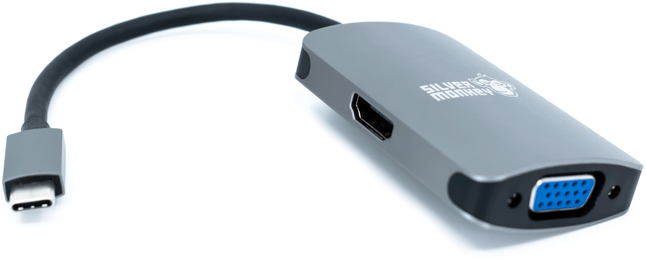 Silver Monkey USB-C do HDMI/VGA