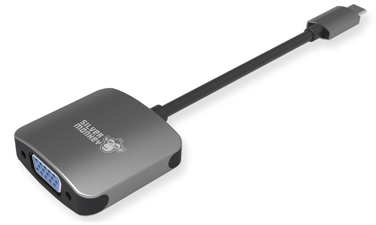 Przejściówka Silver Monkey USB-C do VGA