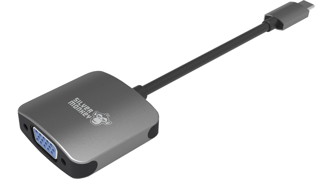 Przejściówka Silver Monkey USB-C do VGA
