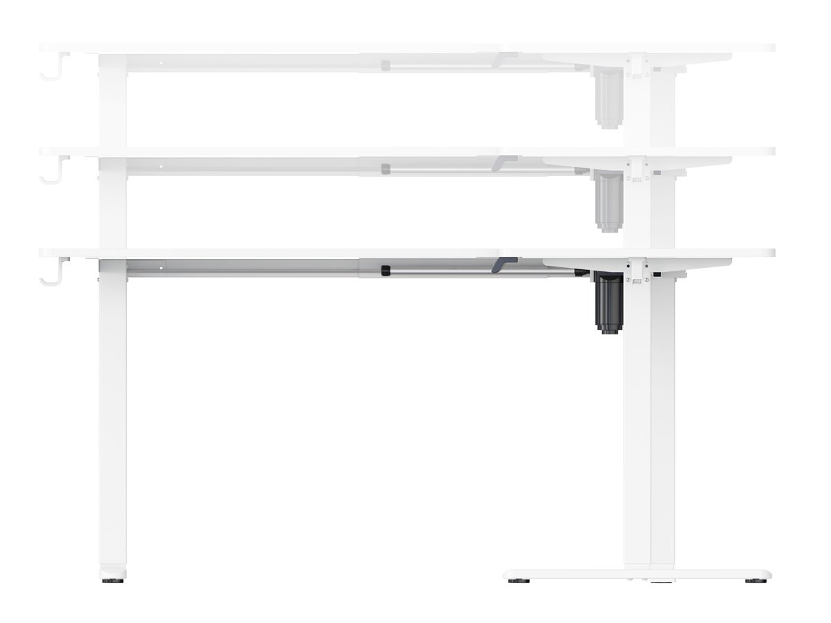 Biurko elektryczne Silver Monkey ECD-300 White - Elektryczna regulacja wysokości