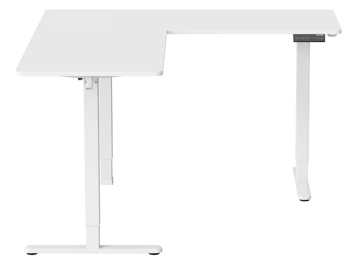 Biurko elektryczne Silver Monkey ECD-300 White - Widok od przodu