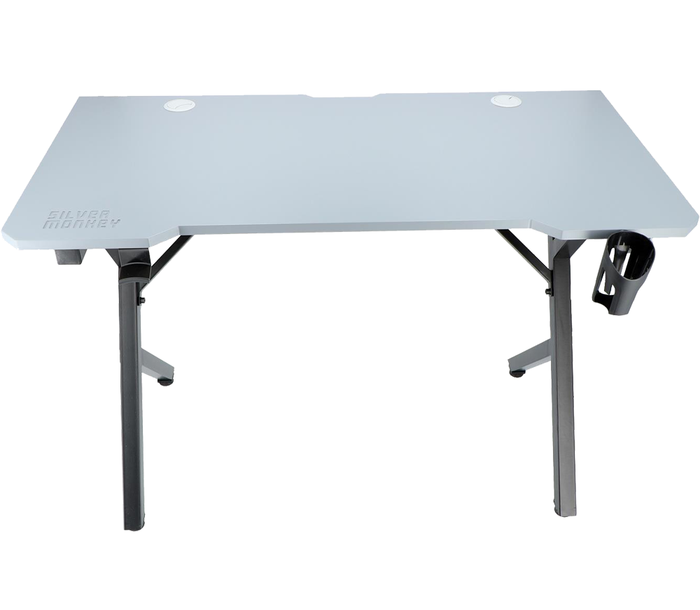 Biurko gamingowe Silver Monkey Szare