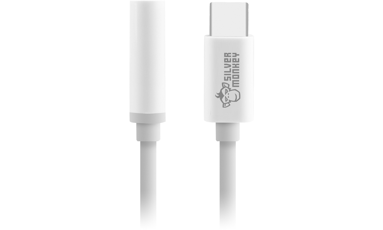 Przejściówka Silver Monkey Adapter USB-C - 3.5mm MiniJack CA-002035-SM