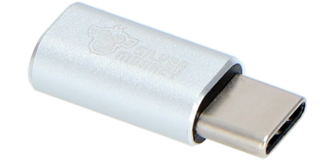 Przejściówka Silver Monkey micro USB - USB typ C