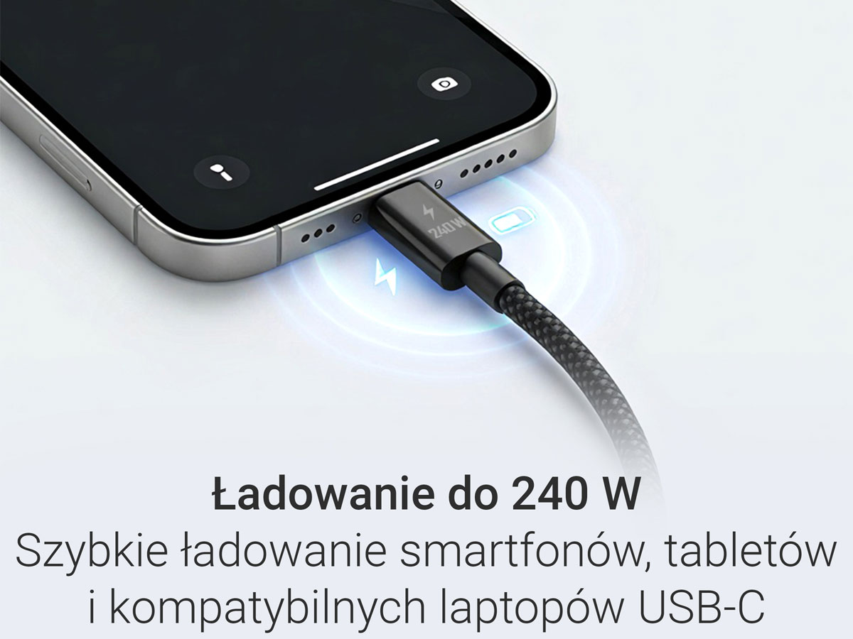 Kabel Core USB-C - USB-C 240 W