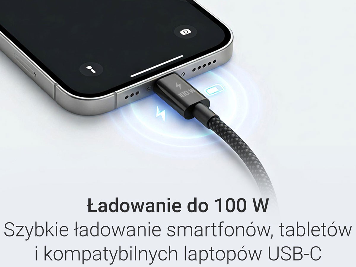 Kabel Core USB-C - USB-C 100 W