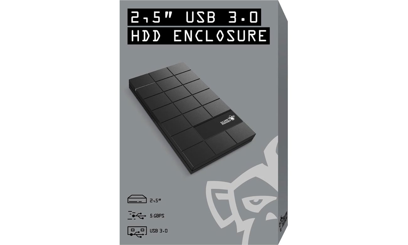 Obudowa na dysk HDD 2,5'' Silver Monkey
