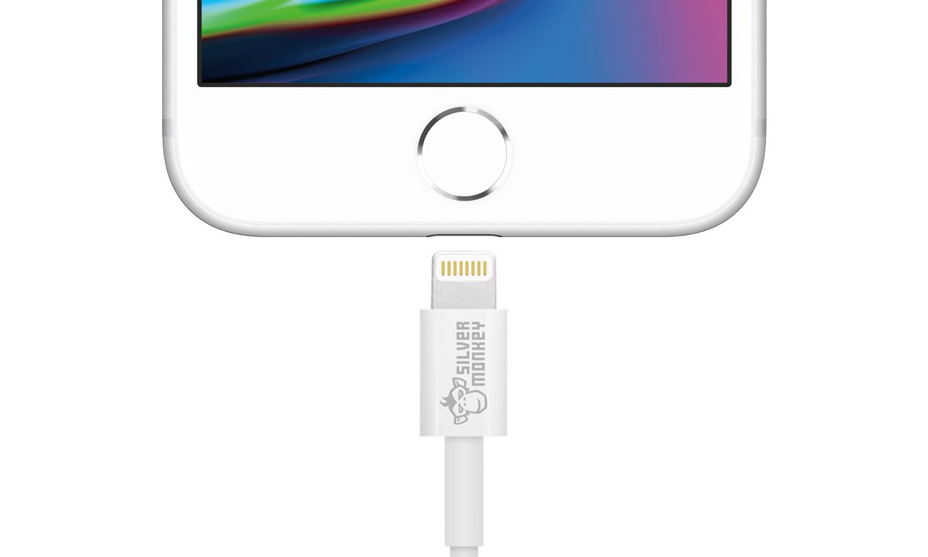 Silver Monkey Kabel Lighting MFI 1,2m kabel z telefonem