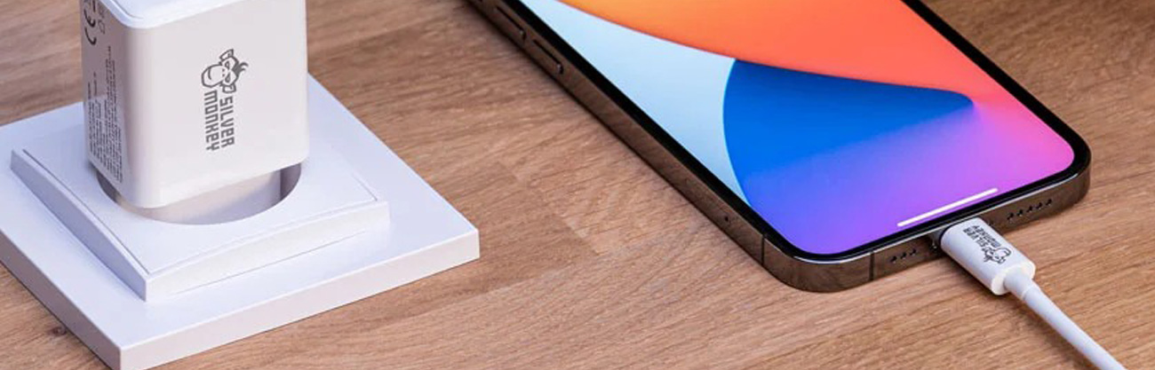 Kabel Silver Monkey USB 2.0 - Lightning - Banner